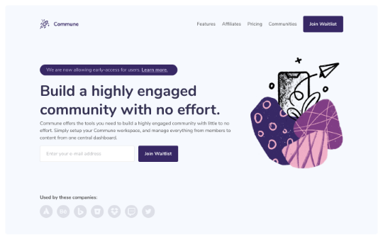 developed webpage